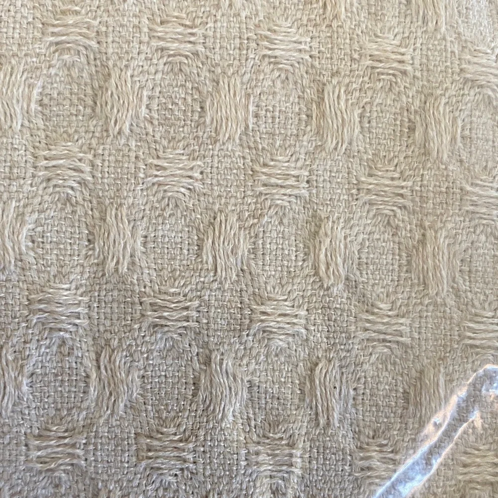 Threshold Waffle Shower Curtain in Beige